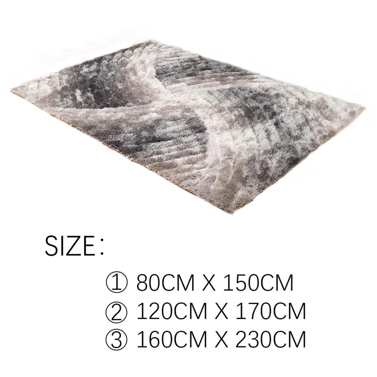 Modern Ultra Soft Decor Rug - Grey / 170cm – image 6