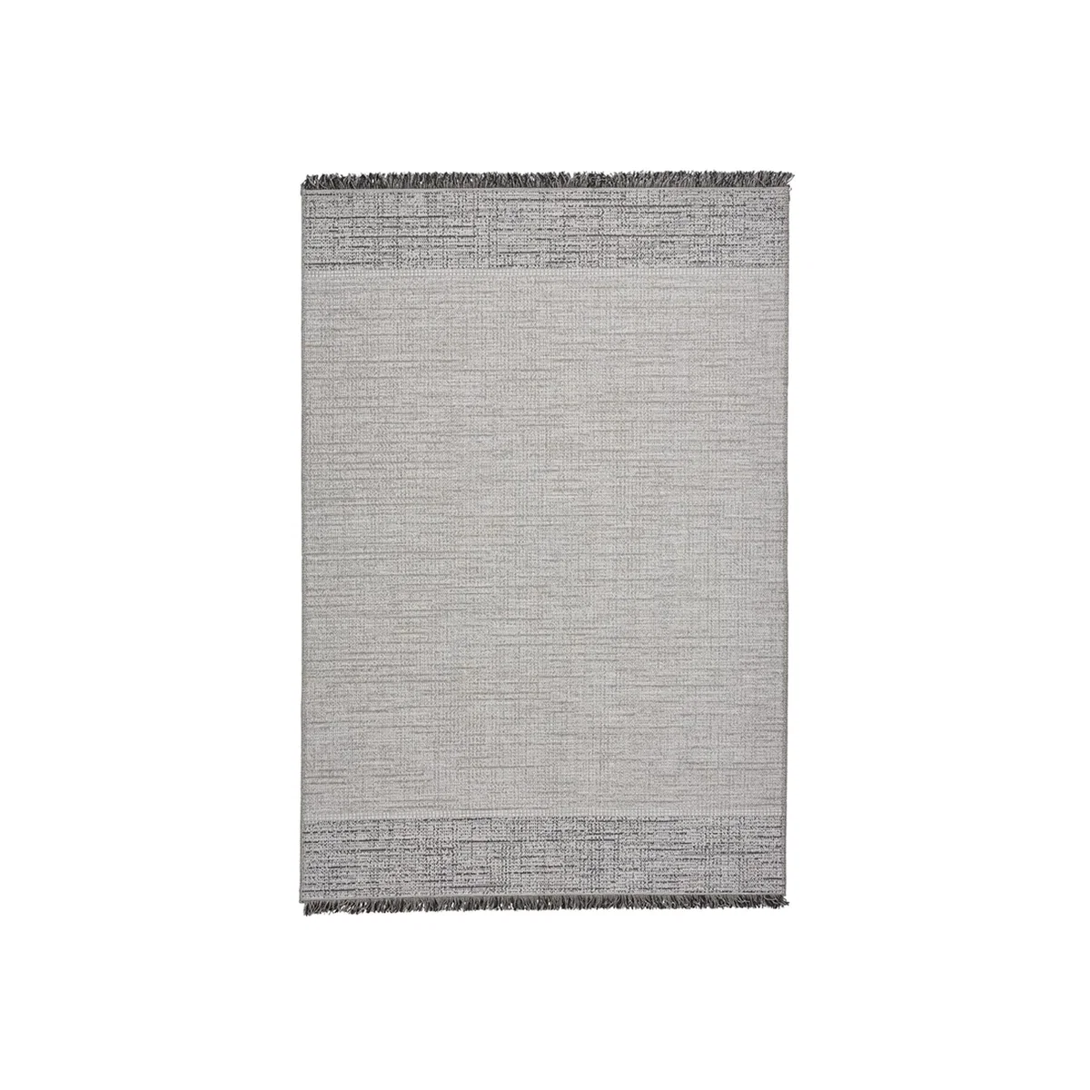 Plain Outdoor Rug - Silver / 220cm