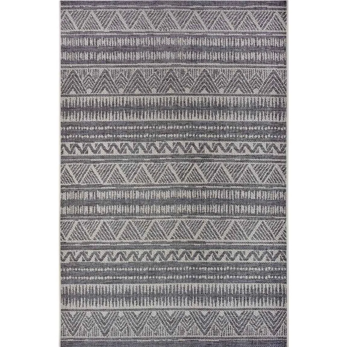 Tribal Geometric Indoor & Outdoor Rug Grey - Grey / 150.0cm – image 3