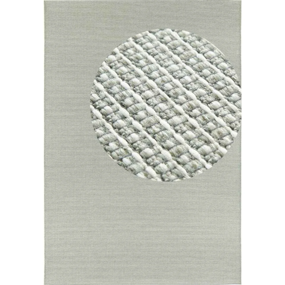 Flatweave Indoor & Outdoor Rug Green - Cream – image 2