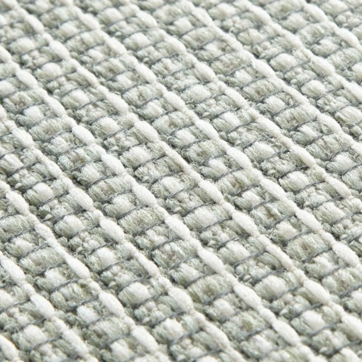 Flatweave Indoor & Outdoor Rug Green - Cream – image 3