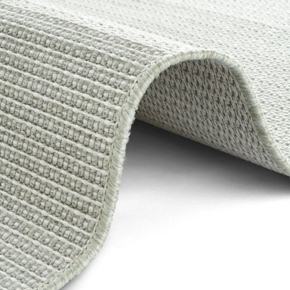 Flatweave Indoor & Outdoor Rug Green - Cream – image 4