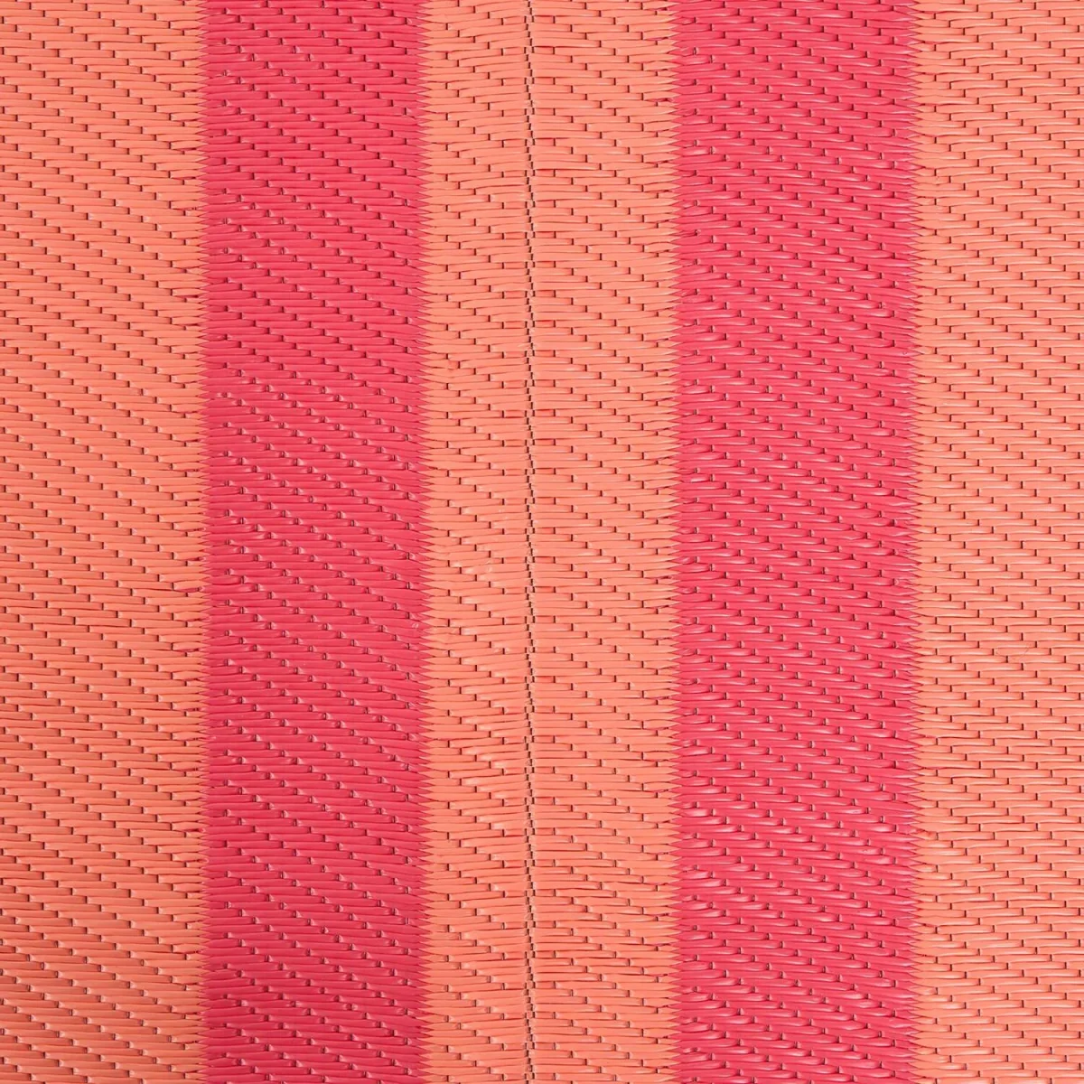 Stripe Print Outdoor Rug - Orange/Pink / 28.5cm / 0.95kg – image 3