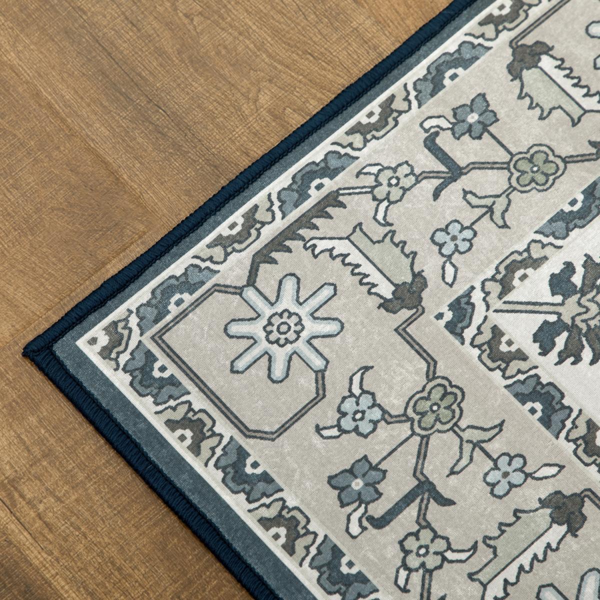 Large Rug Vintage Area Rugs Carpet for Living Room, Bedroom - Grey – image 4