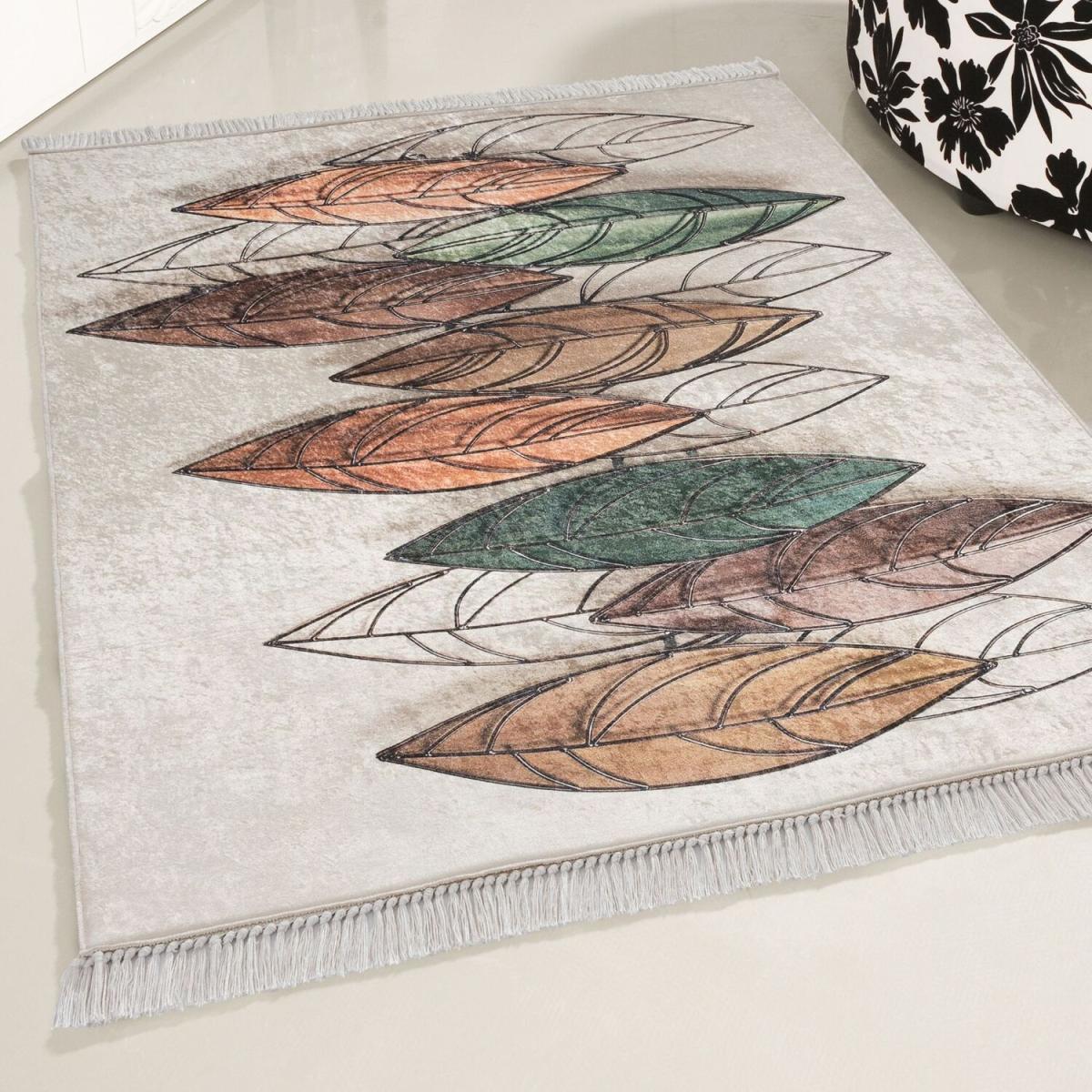 Caimas Collection Washable Rugs in Brown 2950 - Brown / 160cm