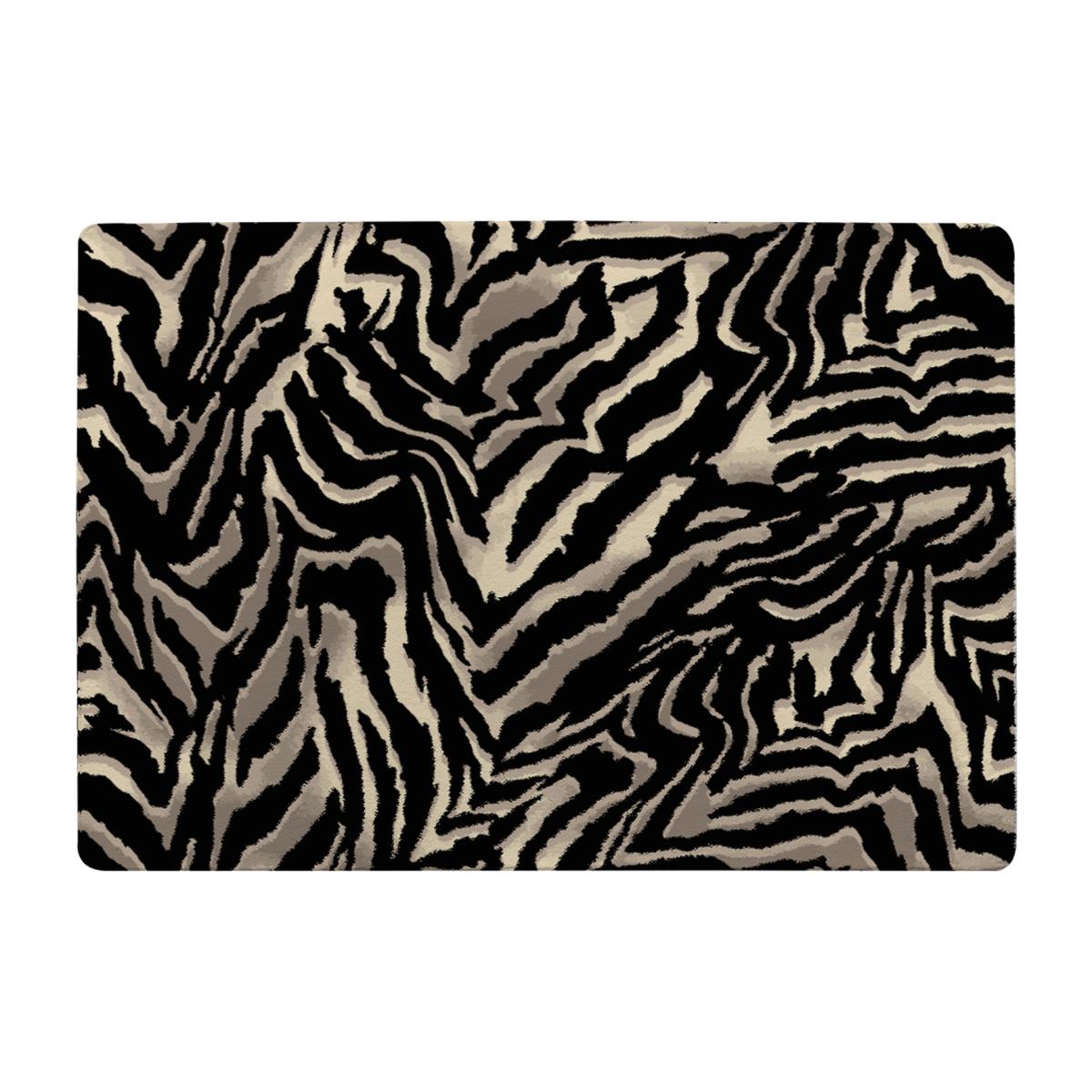 Gold Zebra Print Rug - Gold / 110cm – image 1