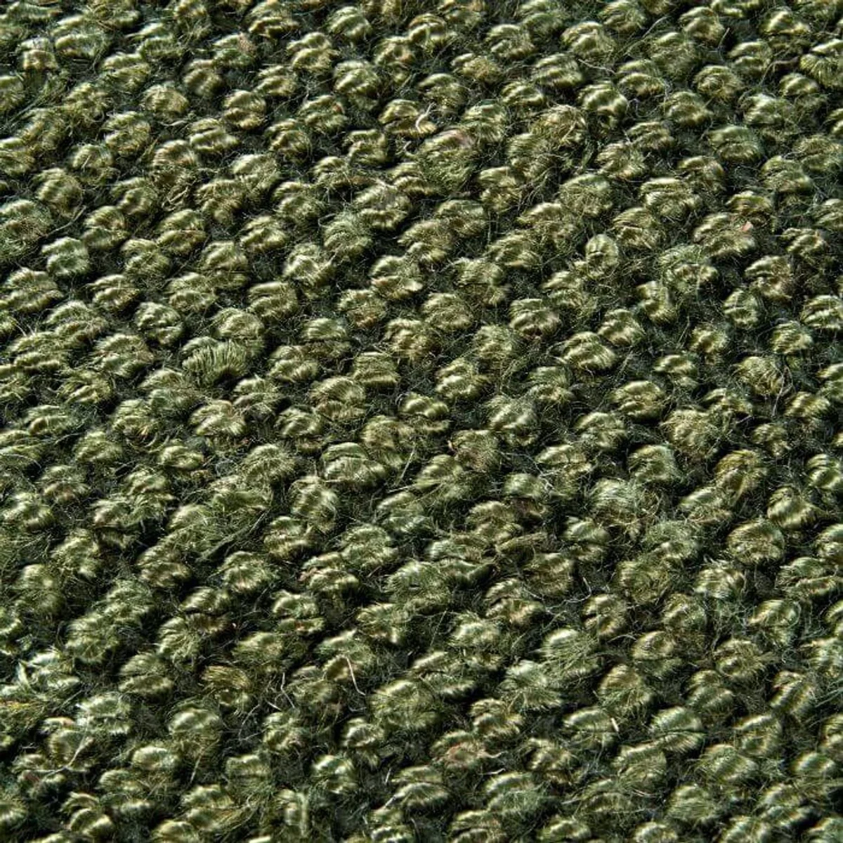 Villeroy & Boch 1791 Rosalie Jute Plain Runner Rug Green - Green / 200.0cm – image 3
