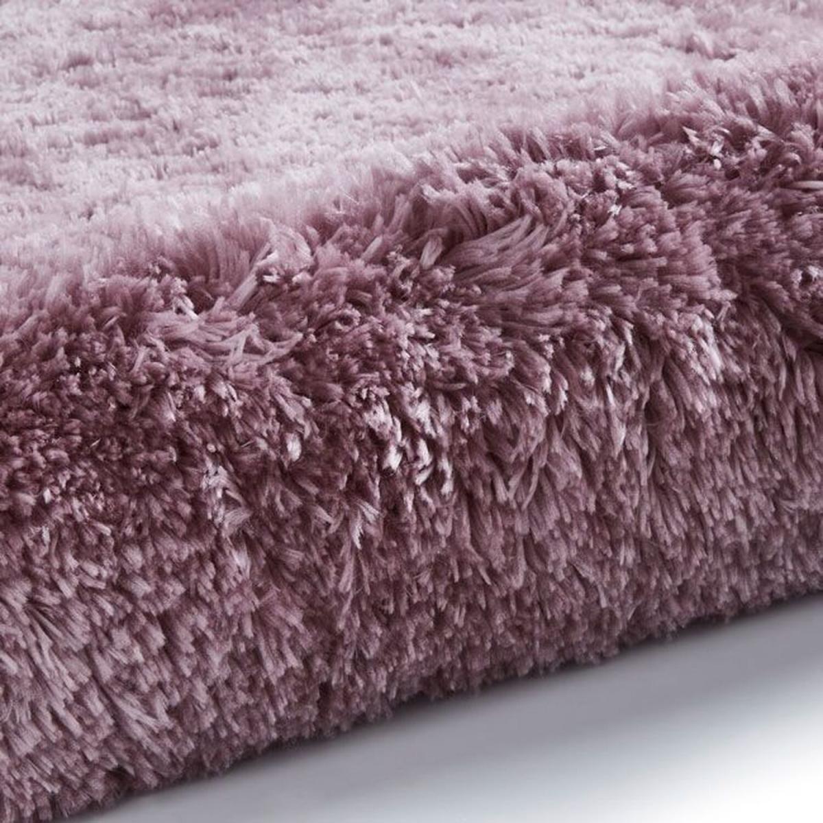 High Density Lilac Microfibre Shaggy Rug - Artic - Lilac / 160 – image 3