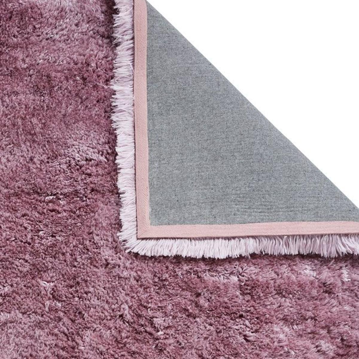 High Density Lilac Microfibre Shaggy Rug - Artic - Lilac / 160 – image 4