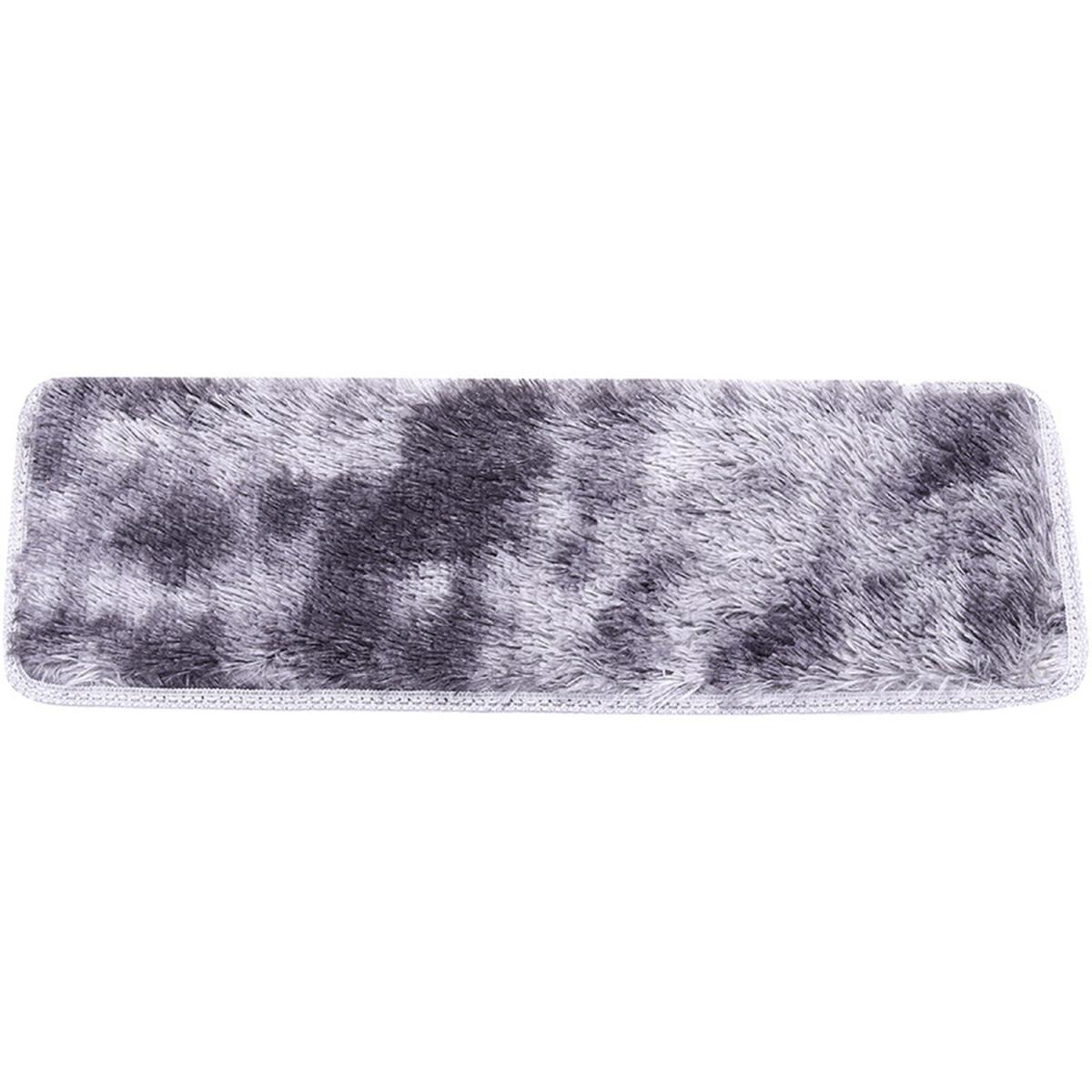 Super Soft Fluffy Stair Carpet(Set of 13) - Grey – image 2