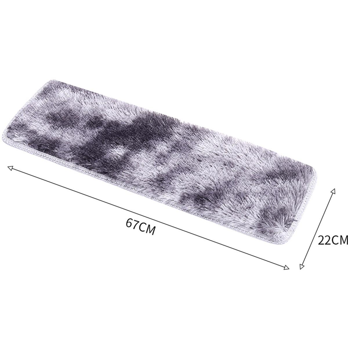 Super Soft Fluffy Stair Carpet(Set of 13) - Grey – image 6