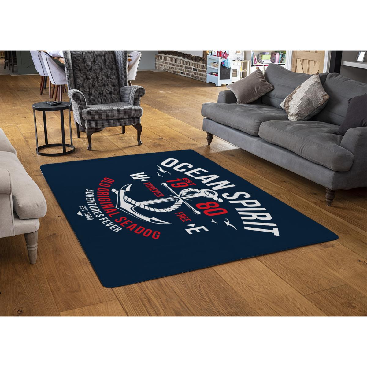 Ocean Spirit Rug - Blue / 230cm – image 3
