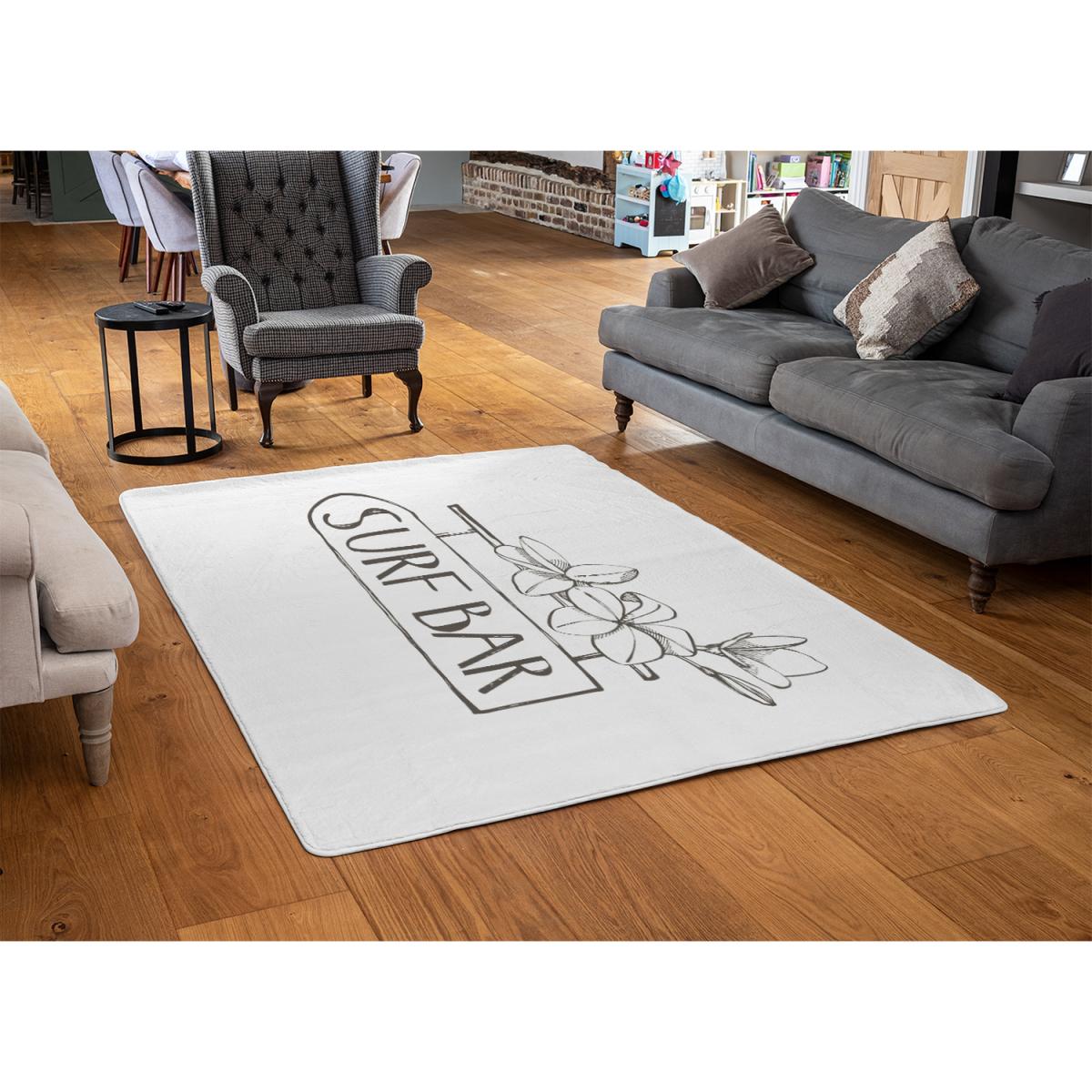 Surf Bar Designer Rug - White / 200cm – image 2