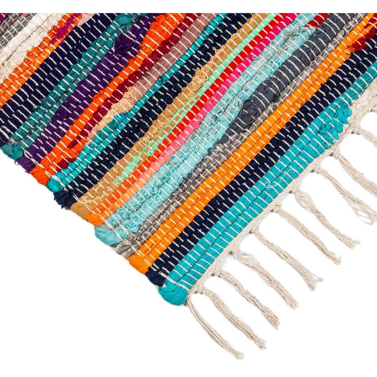 Rag Rug 60x150cm ( Multicoloured ) – image 3
