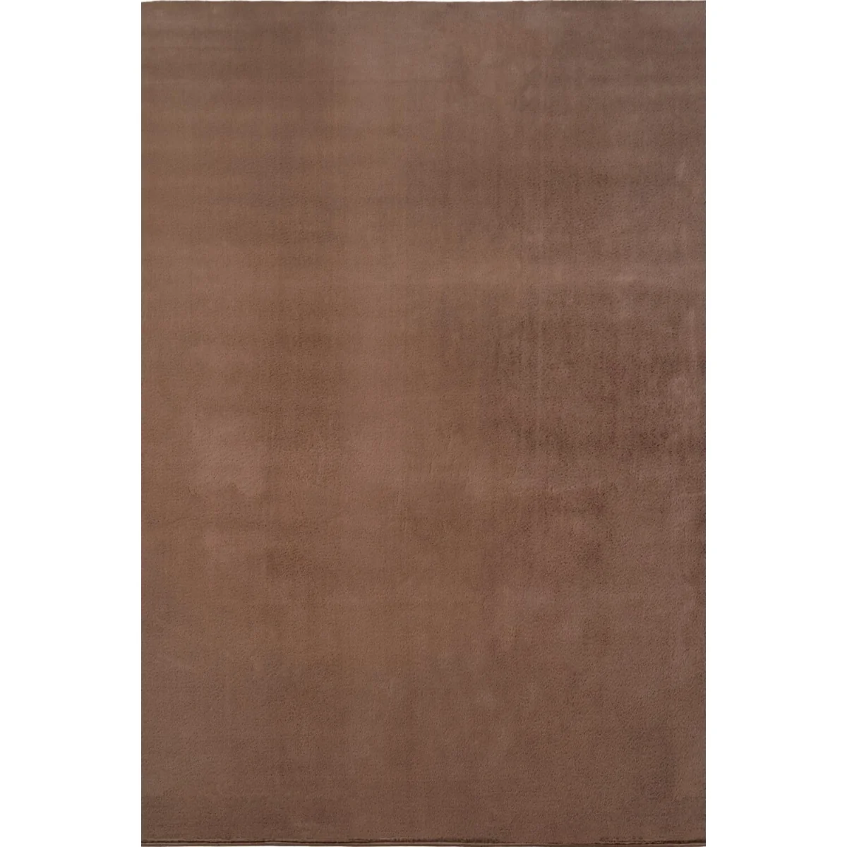 Snuggly Washable Low Pile Living Room Area Rug - Anti-Slip Felt Backing - Mocha / 120cm / 160cm – image 5