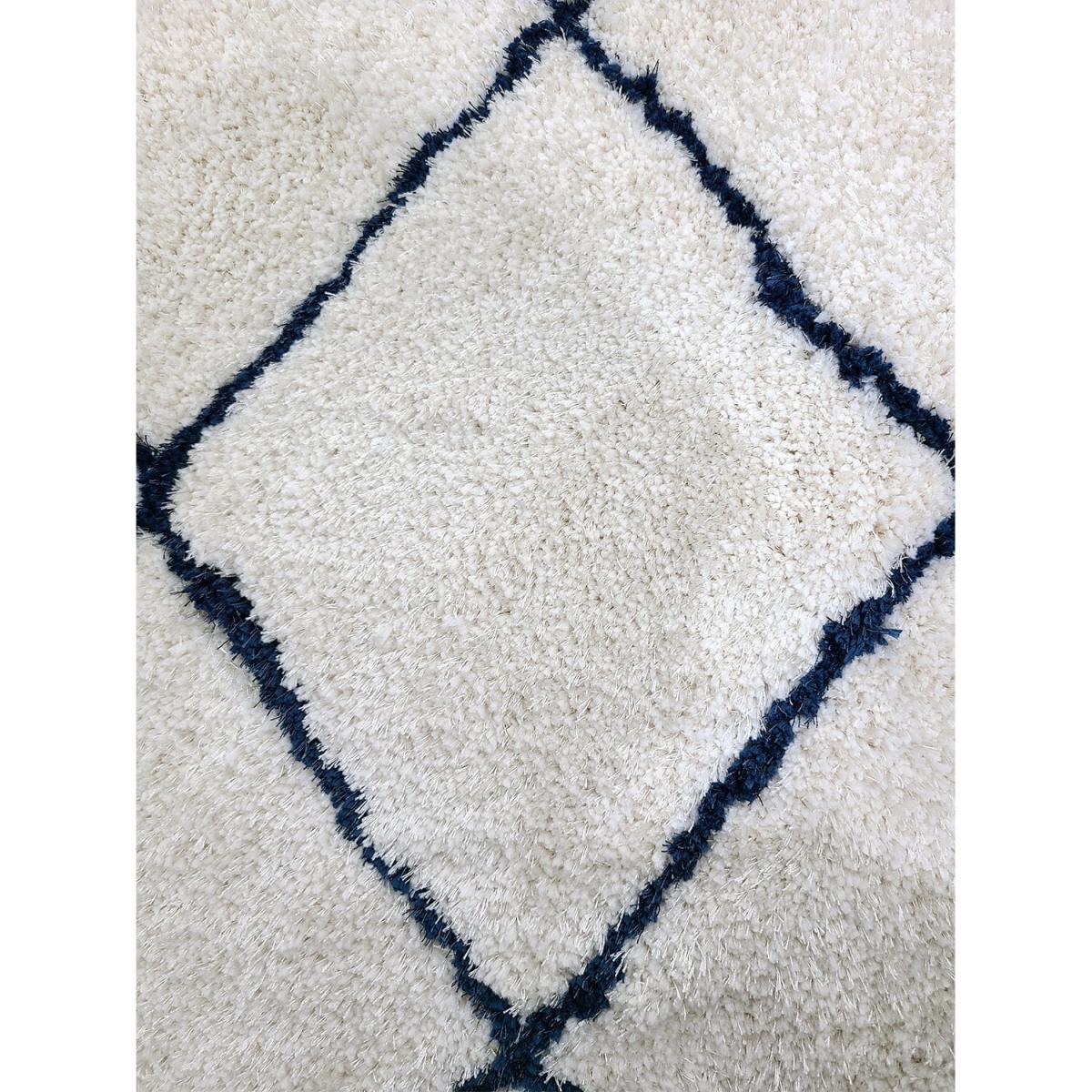 Nordic Rug - Cream & Navy / 150cm – image 3