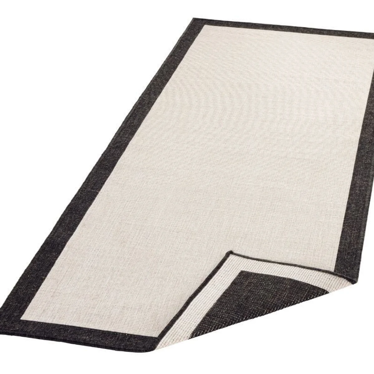 Reversible Panama Indoor & Outdoor Rug Black - Black / 350.0cm – image 5
