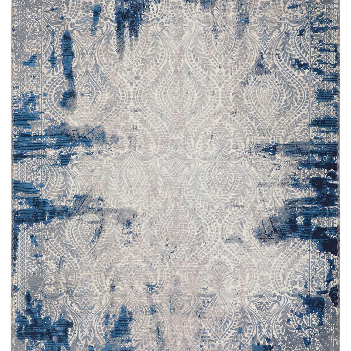 Flatweave Boston Ombre Chenille Rug - Blue and Grey / 160x230cm – image 3