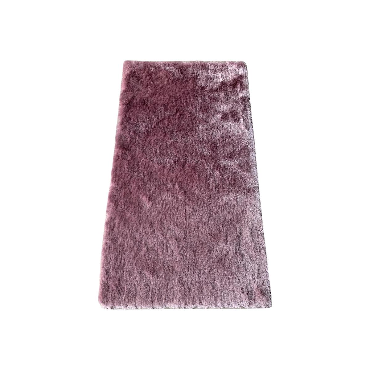Silky Shaggy Rug - Rose / 150cm – image 1