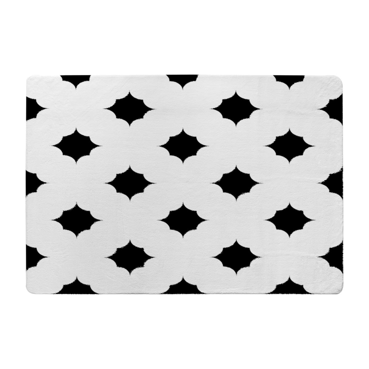 Star Ornament Designer Rug - White / 150cm – image 1
