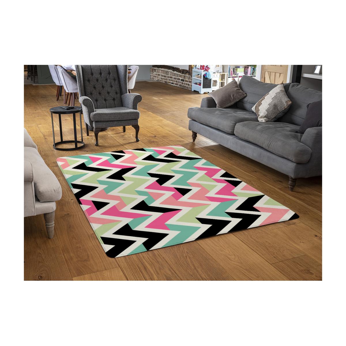 Summer Hipster Boho Chic Rug - Green / 230cm