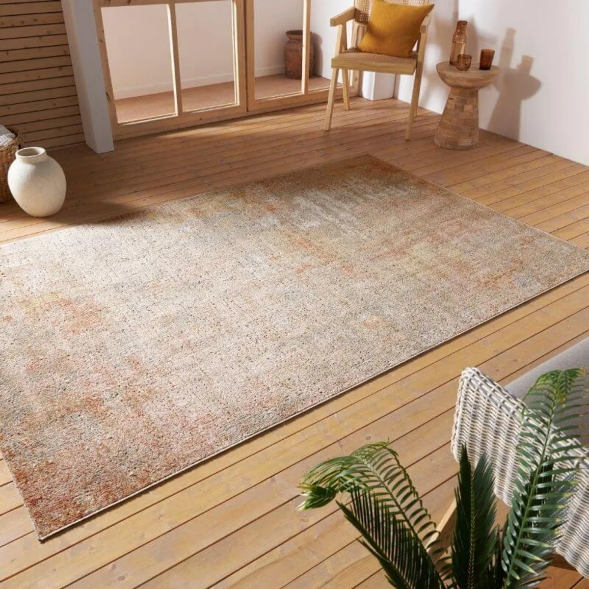 Gizeh Indoor & Outdoor Rug Blue - Cream / 200.0cm – image 5