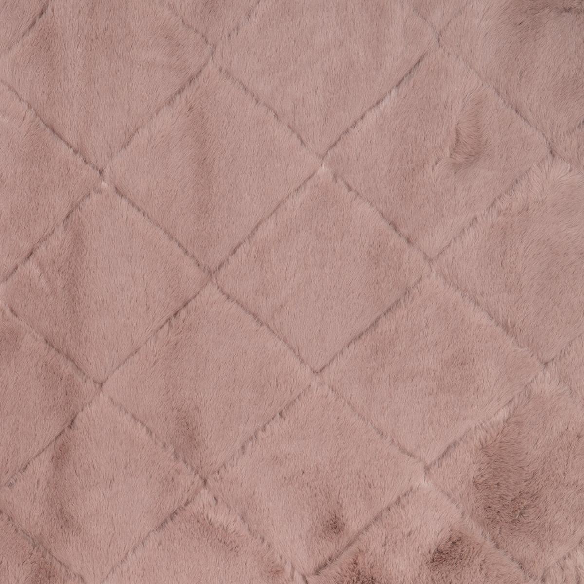 Milly Faux Rabbit Rug - Dusky Pink / 200cm – image 2