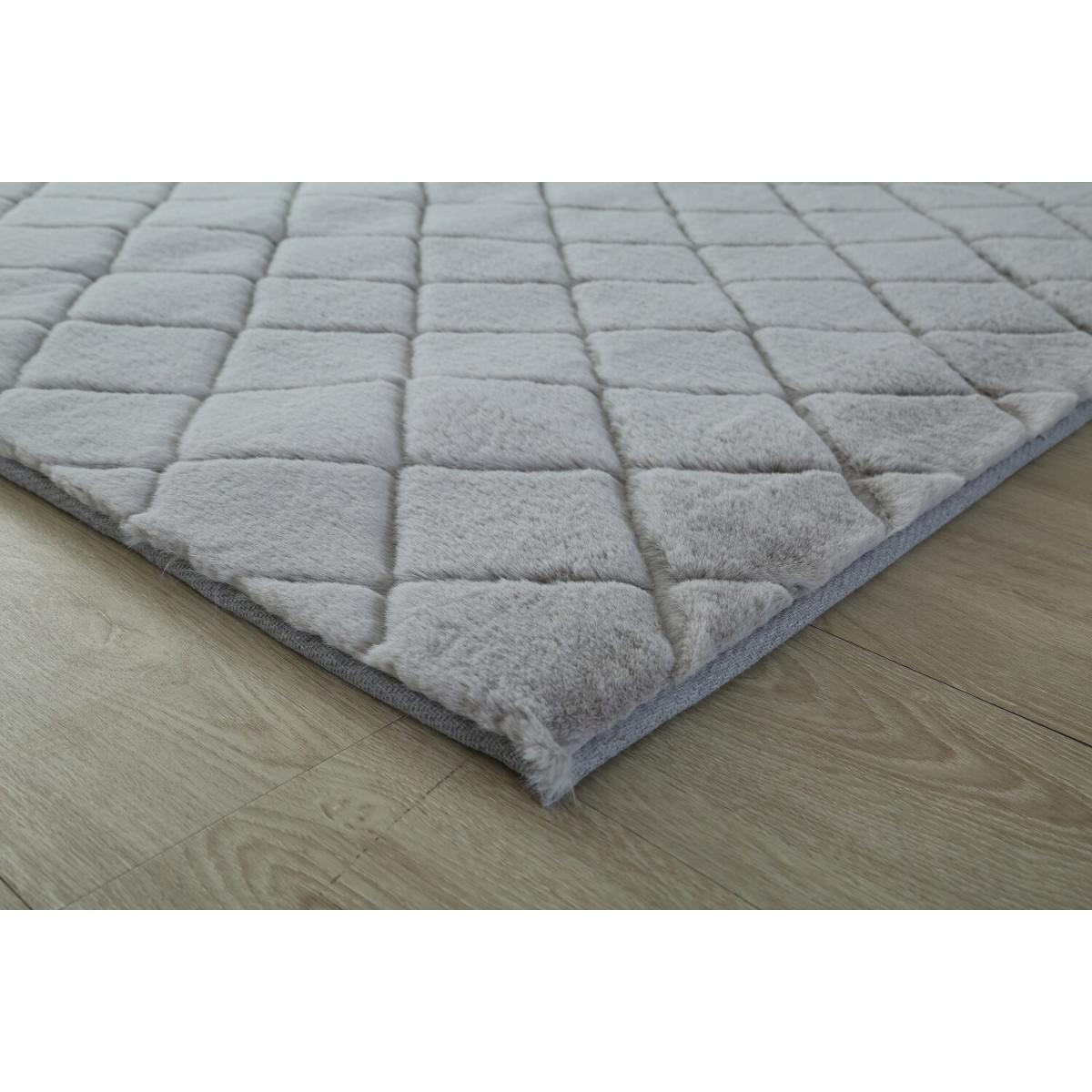 Milly Faux Rabbit Rug - Dusky Pink / 200cm – image 11
