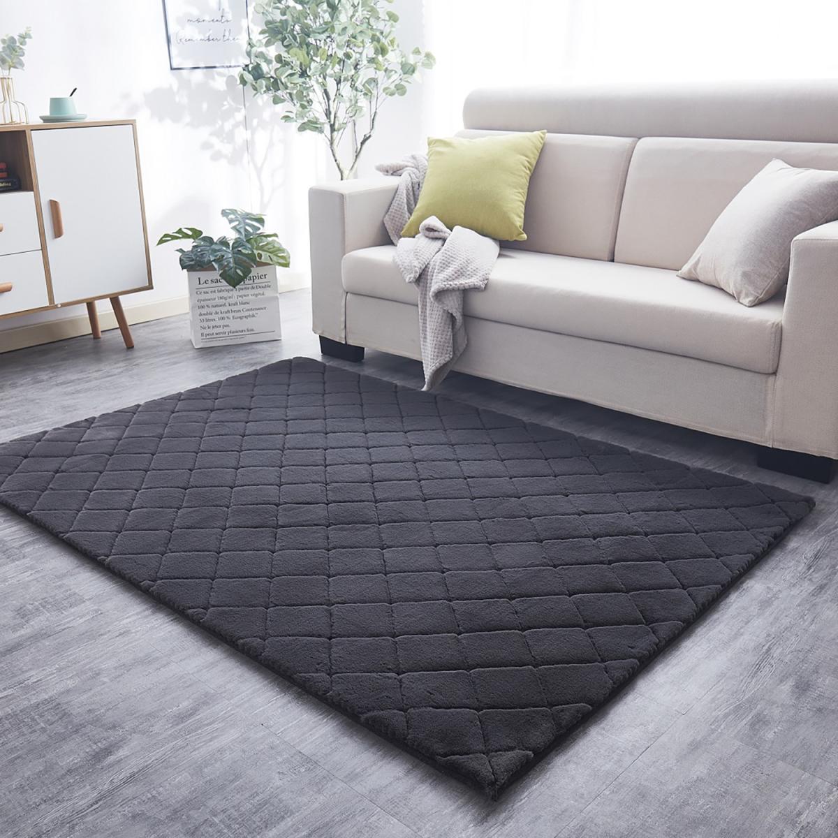 Milly Faux Rabbit Rug - Dusky Pink / 200cm – image 10