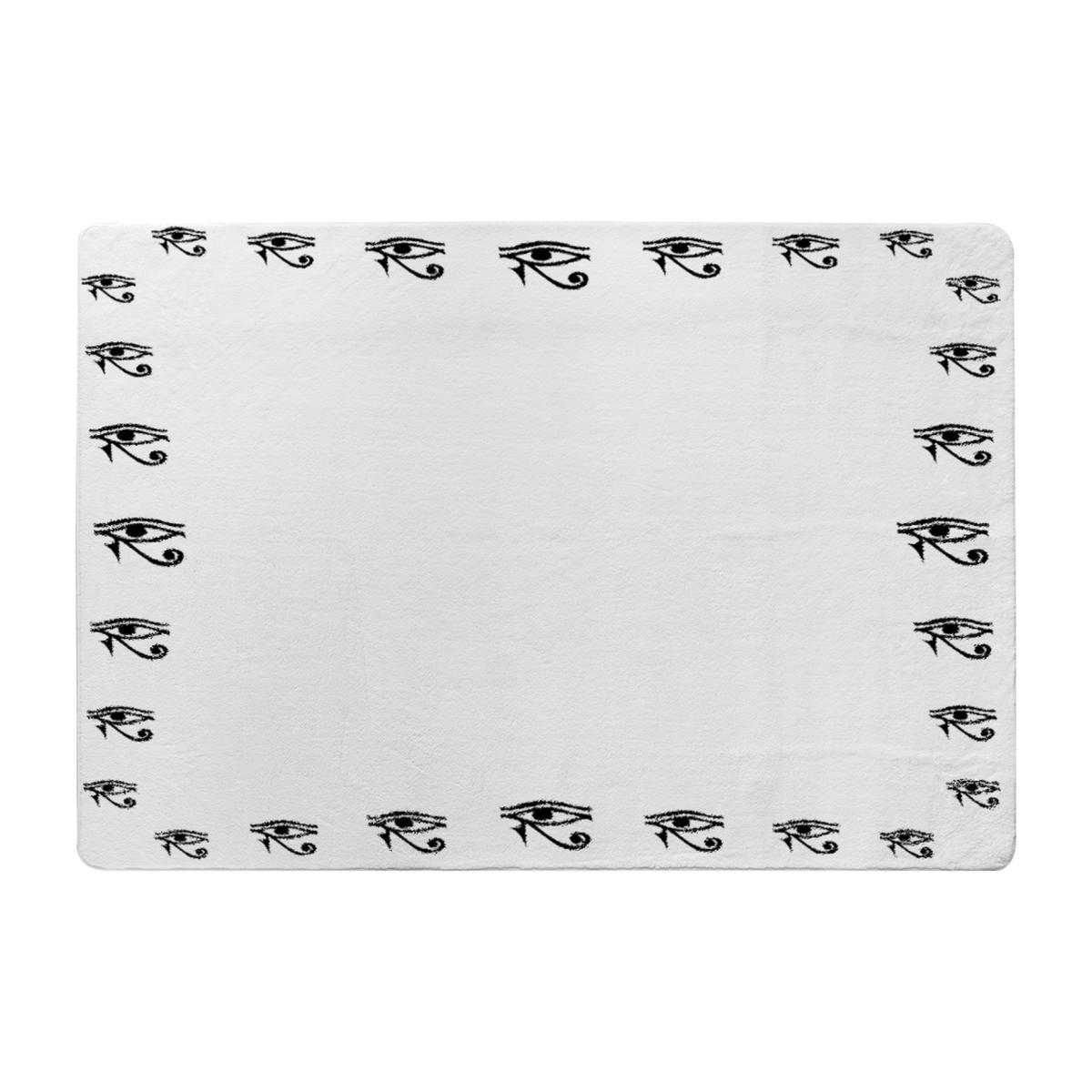 Eye Of Horus Rug - Black / 110cm – image 1
