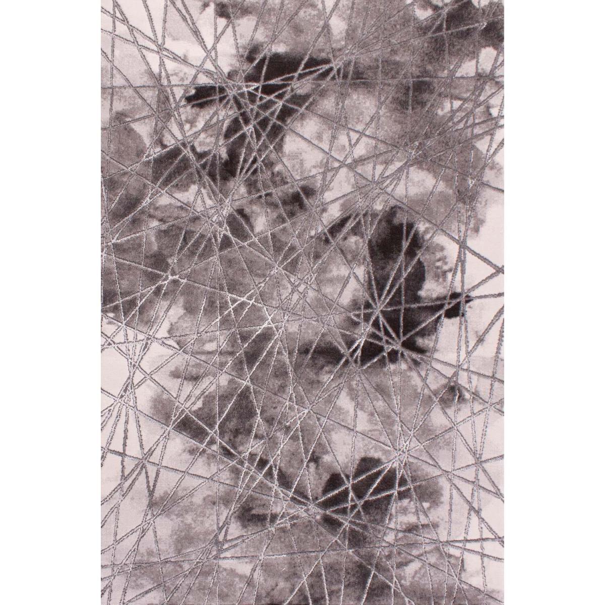 Bianco Pattern Rug - Grey / 160cm x 225cm