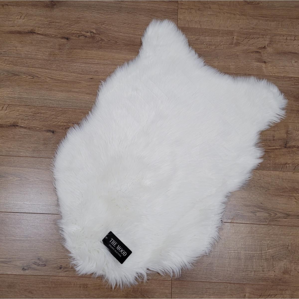 Long Wool Faux Sheepskin Rug - Mushroom – image 3