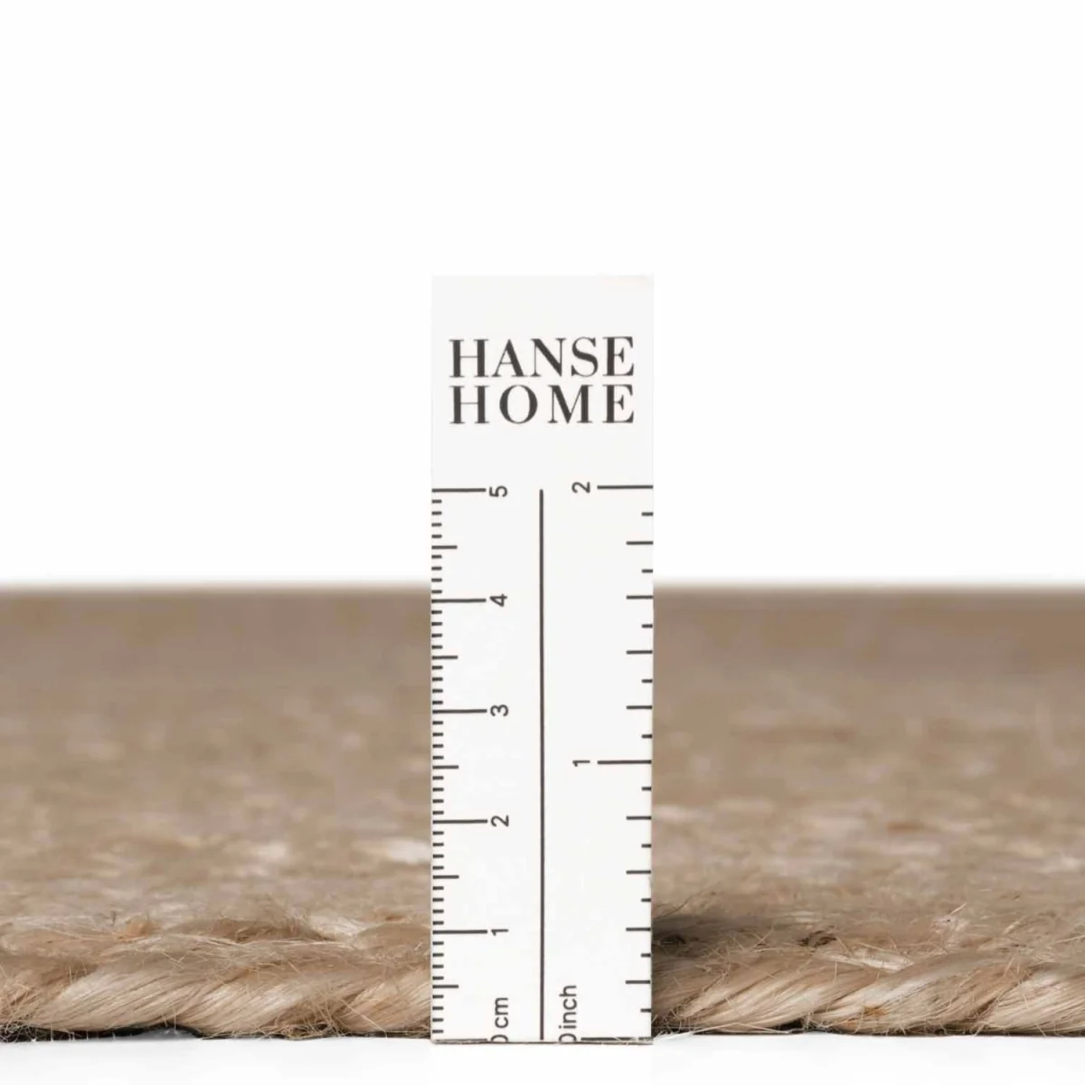 Hanse Home Braided Oval Rangpur Natural Jute Plain Rug Brown - Brown – image 5