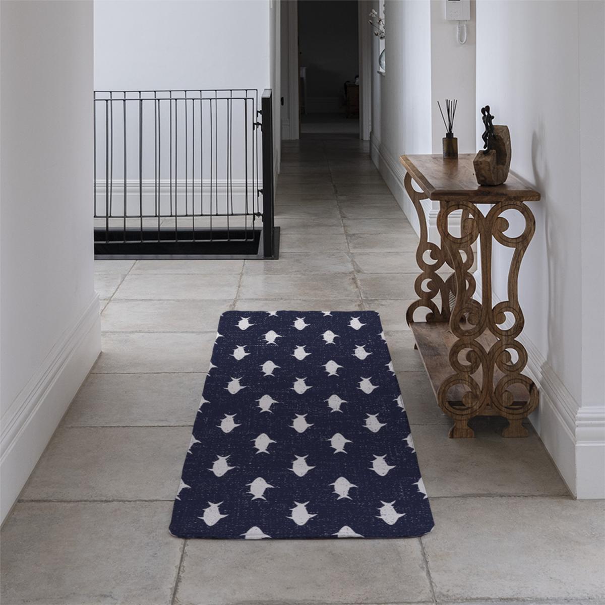 Fish Runner Rug - Black – image 4