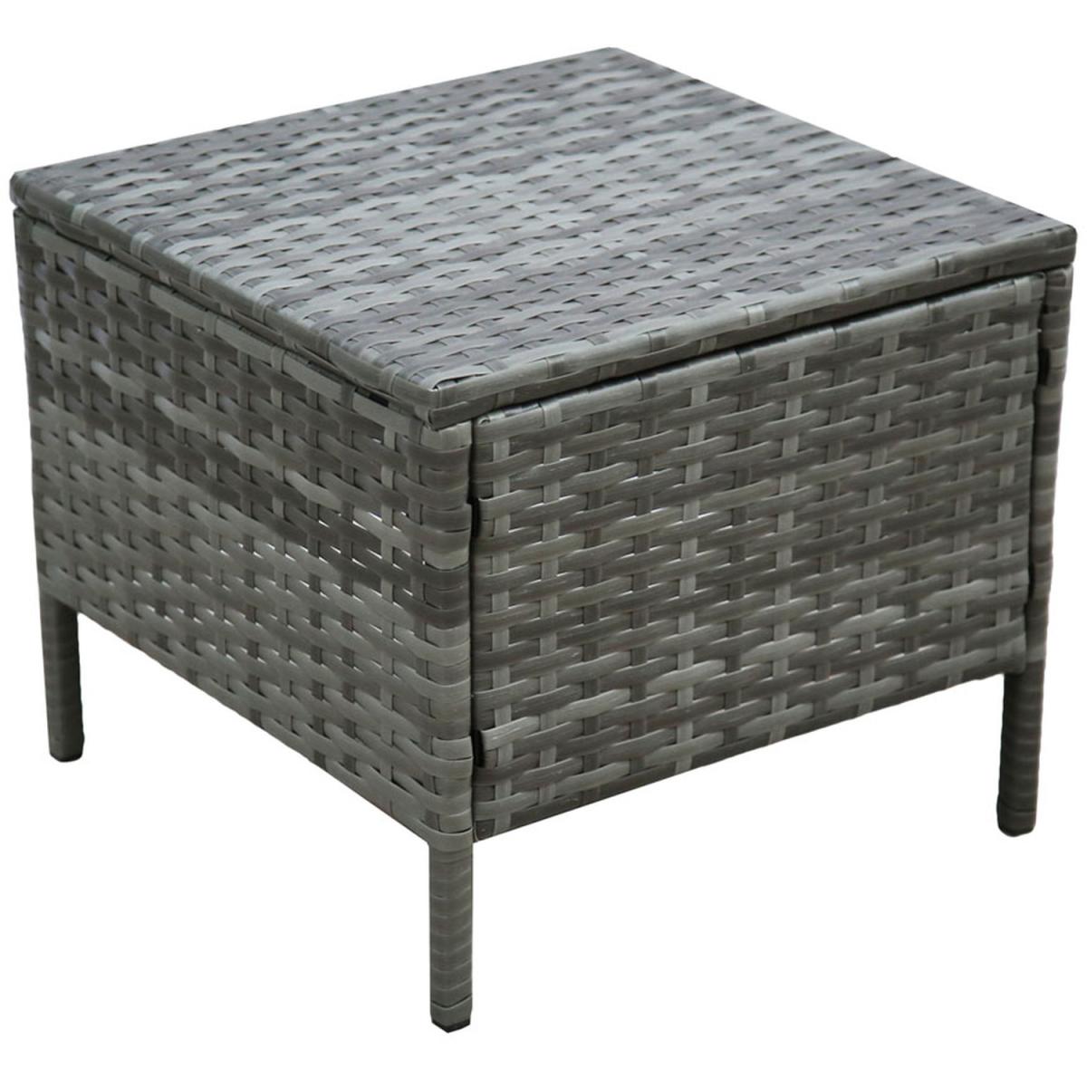 Thalia Rattan Corner Sofa Set with Cushions and Rug - Beige – image 7