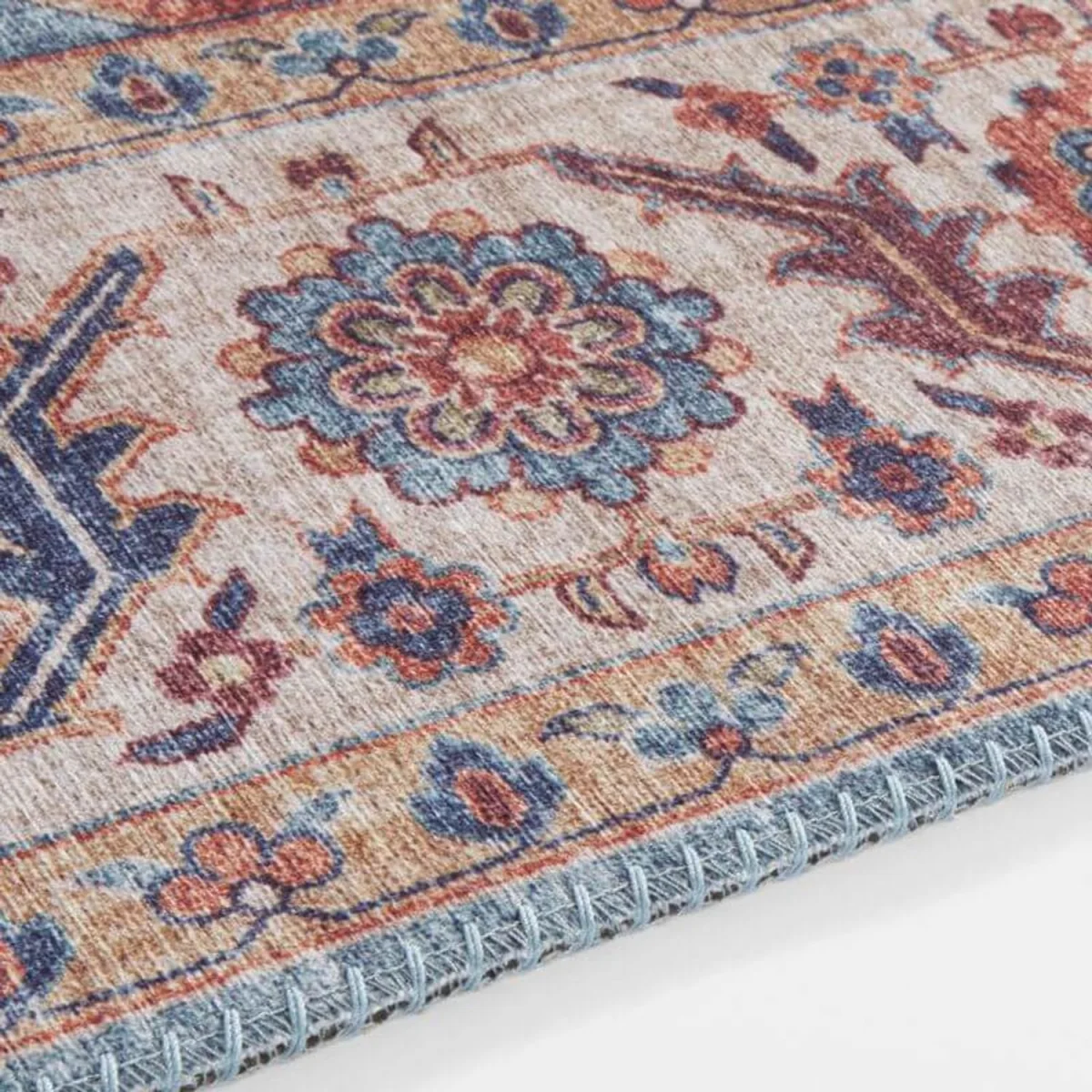 Hanse Home Oriental Anthea Design Polyester Medallion Rug Blue - Blue / 80.0cm / 200.0cm – image 4