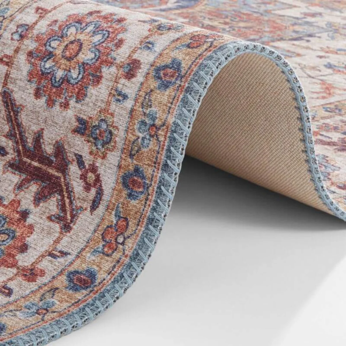 Hanse Home Oriental Anthea Design Polyester Medallion Rug Blue - Blue / 80.0cm / 200.0cm – image 5