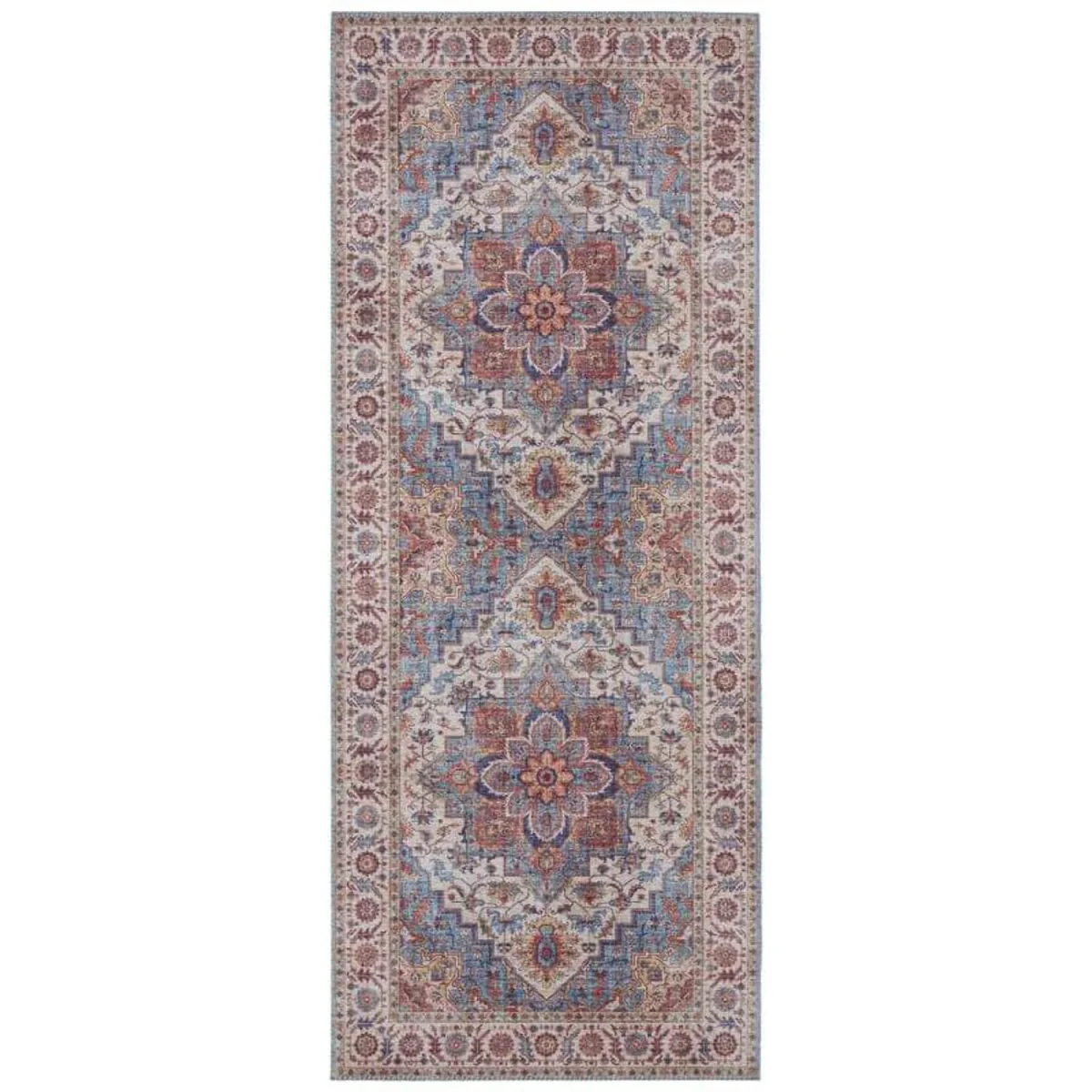 Hanse Home Oriental Anthea Design Polyester Medallion Rug Blue - Blue / 80.0cm / 200.0cm – image 8