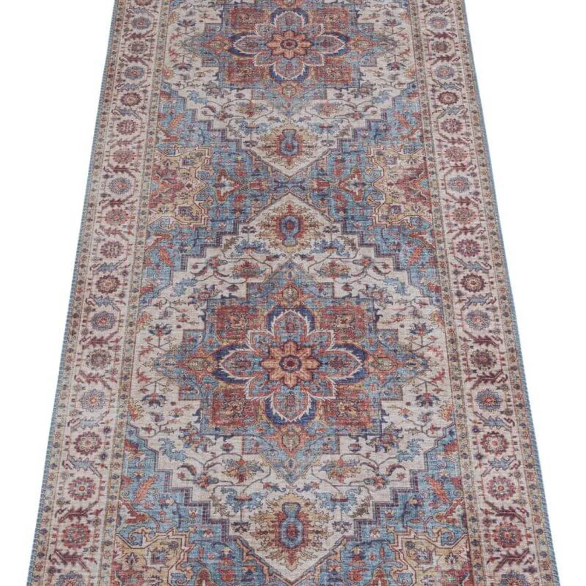Hanse Home Oriental Anthea Design Polyester Medallion Rug Blue - Blue / 80.0cm / 200.0cm – image 9
