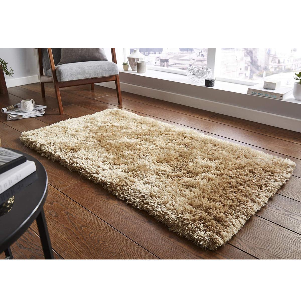 Polar Plush Rug in Cream 120x170cm - Beige – image 2