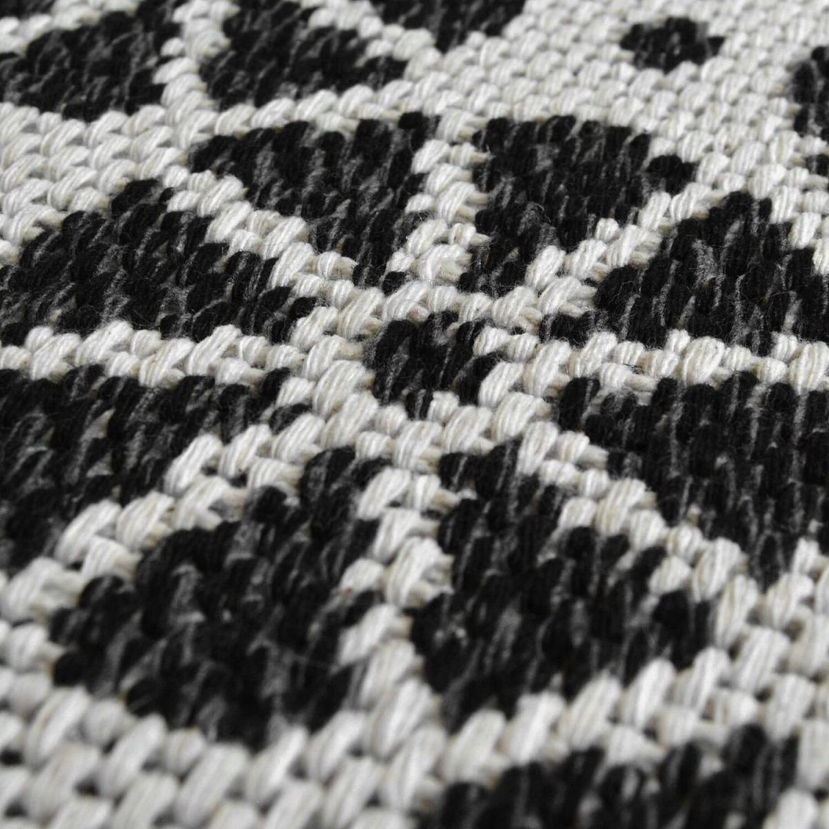 Black Moroccan Recycled Cotton Area Rug - Regen - Black / 230cm – image 1