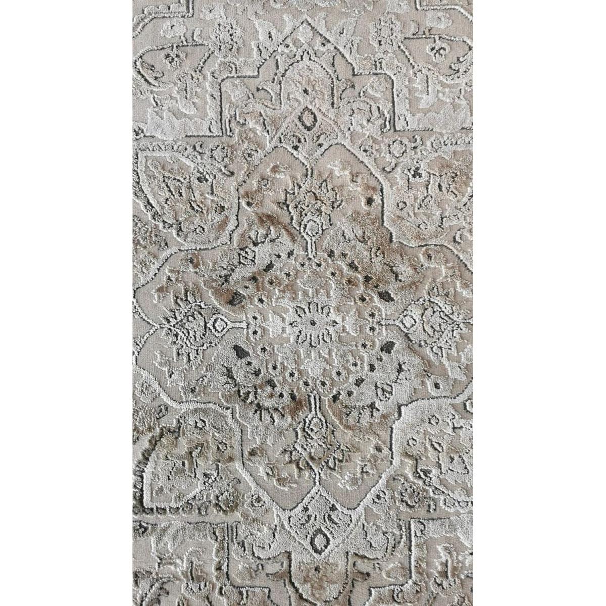 Cream Carved Traditional Living Room Rugs - Transitional - Neutral / 80cm / 4kg – image 3