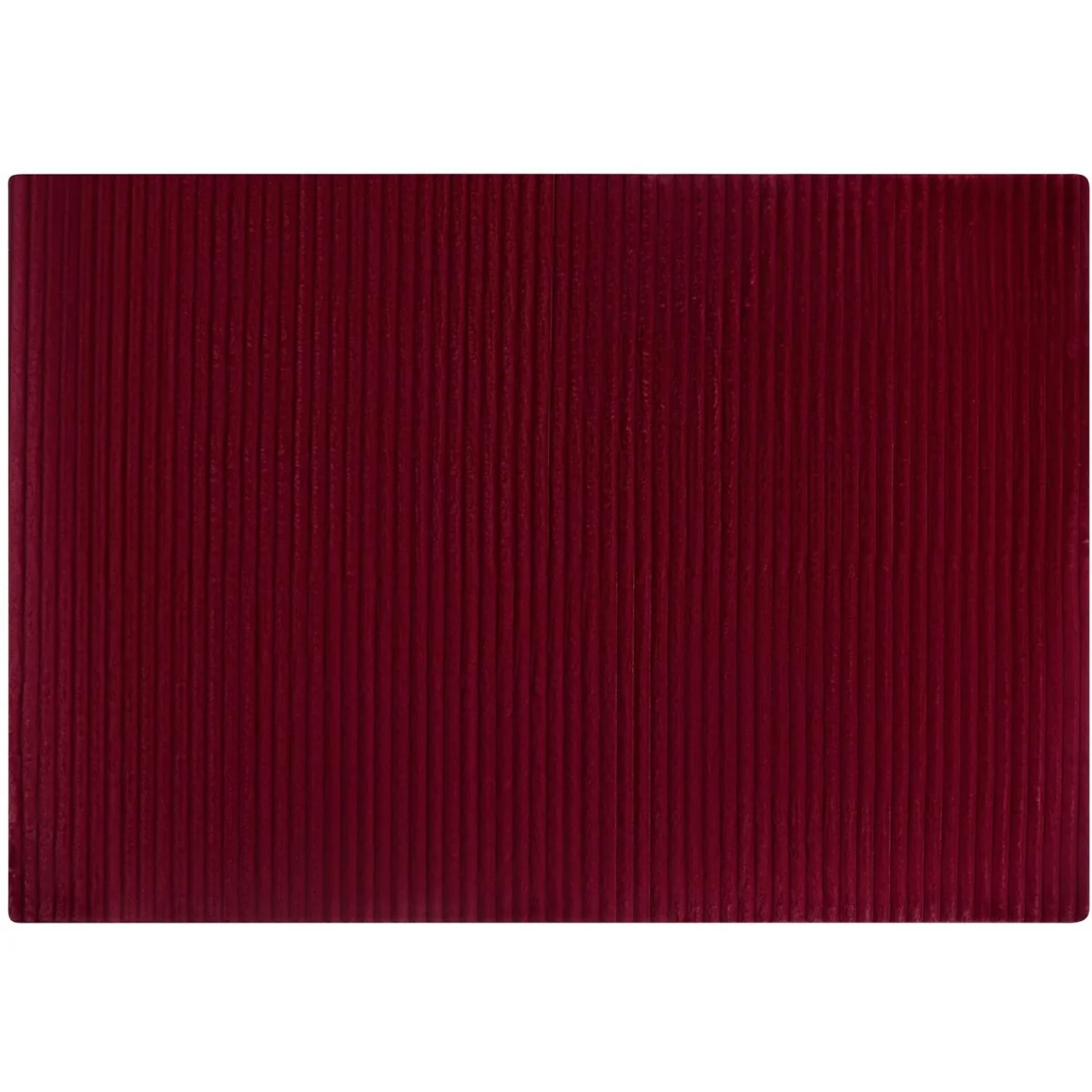 OHS Faux Fur Ribbed Rug - Berry / 120X170 – image 2