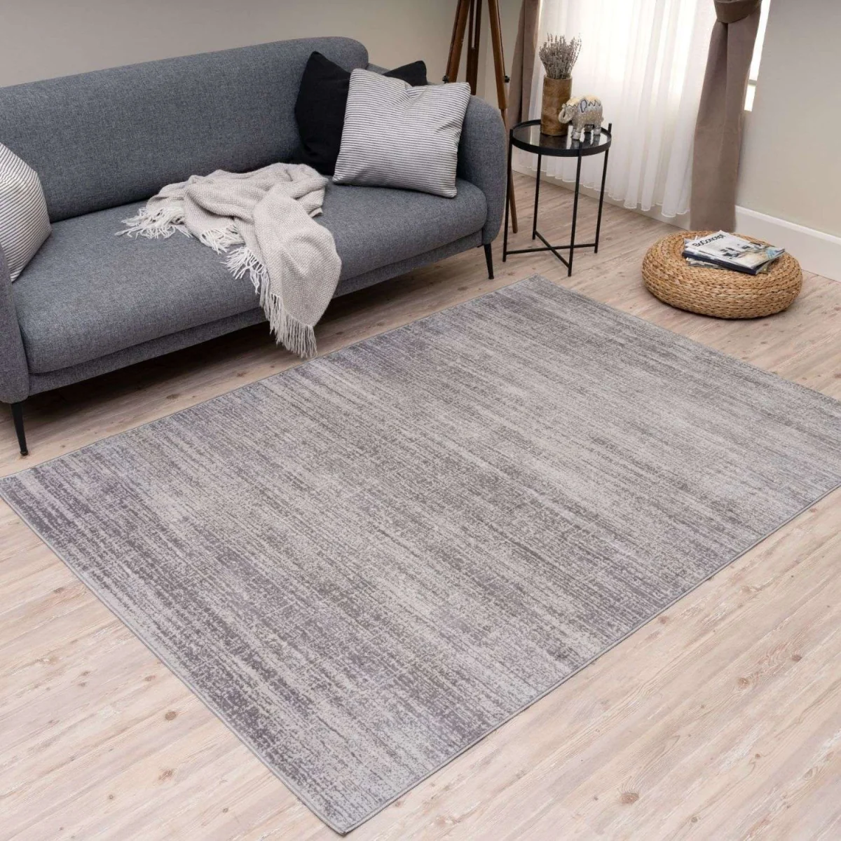 The Rugs Montana Faded Abstract Design Rug - Grey / 230cm – image 6