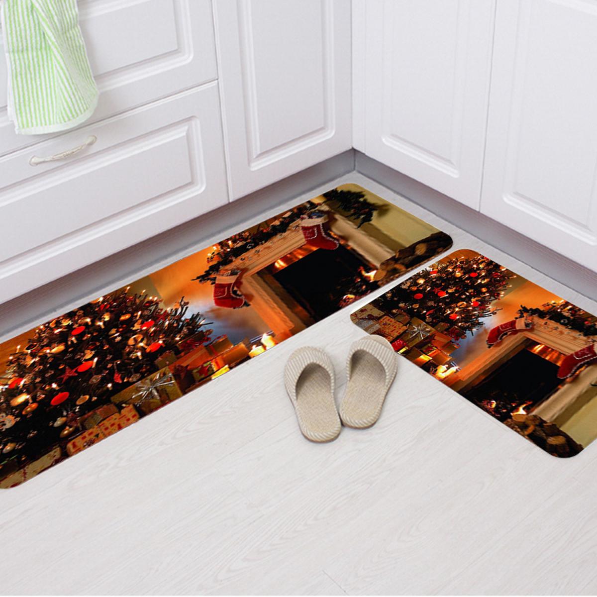 Chrismas Flannel Area Rug - Red / 60x40 – image 1
