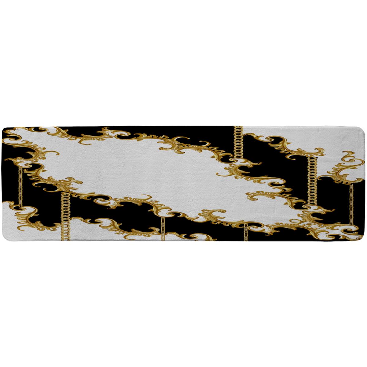 Baroque Runner Rug - Gold – image 2
