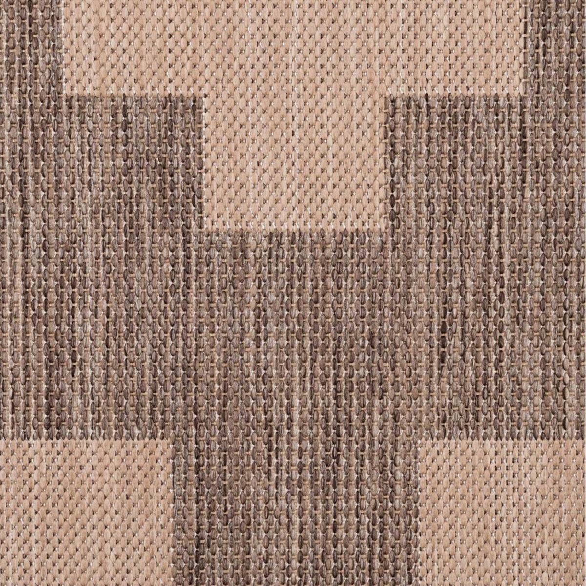 Natural Beige Geometric Flatweave Indoor Outdoor Rug - Beige / 290 x 200cm – image 3