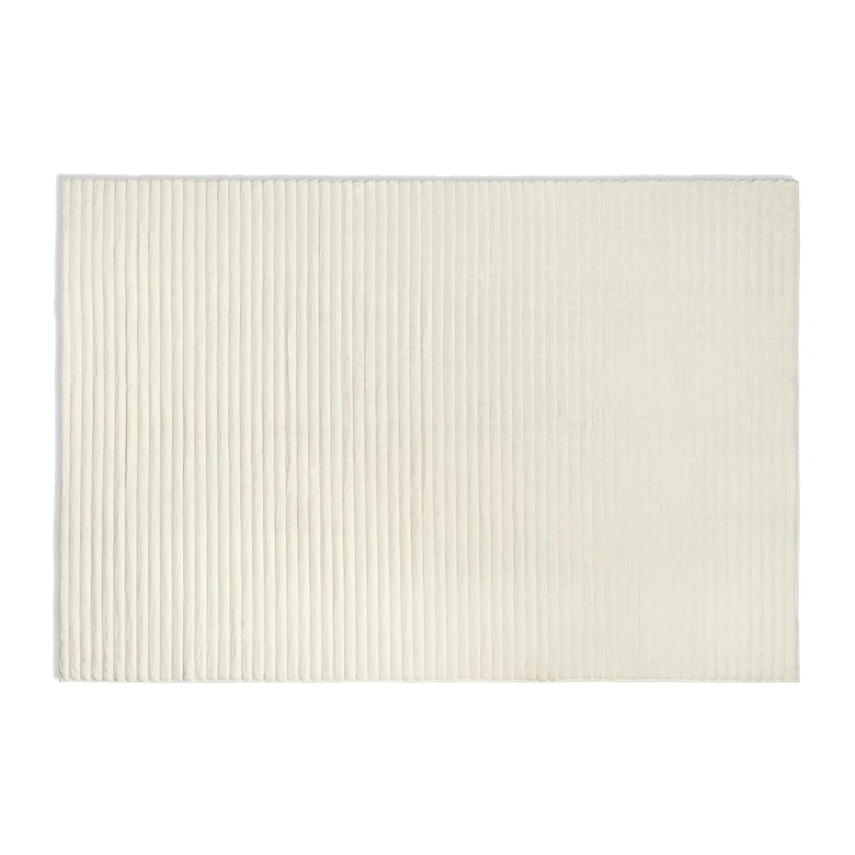 OHS Faux Fur Ribbed Rug - Cream / 120X170 – image 1