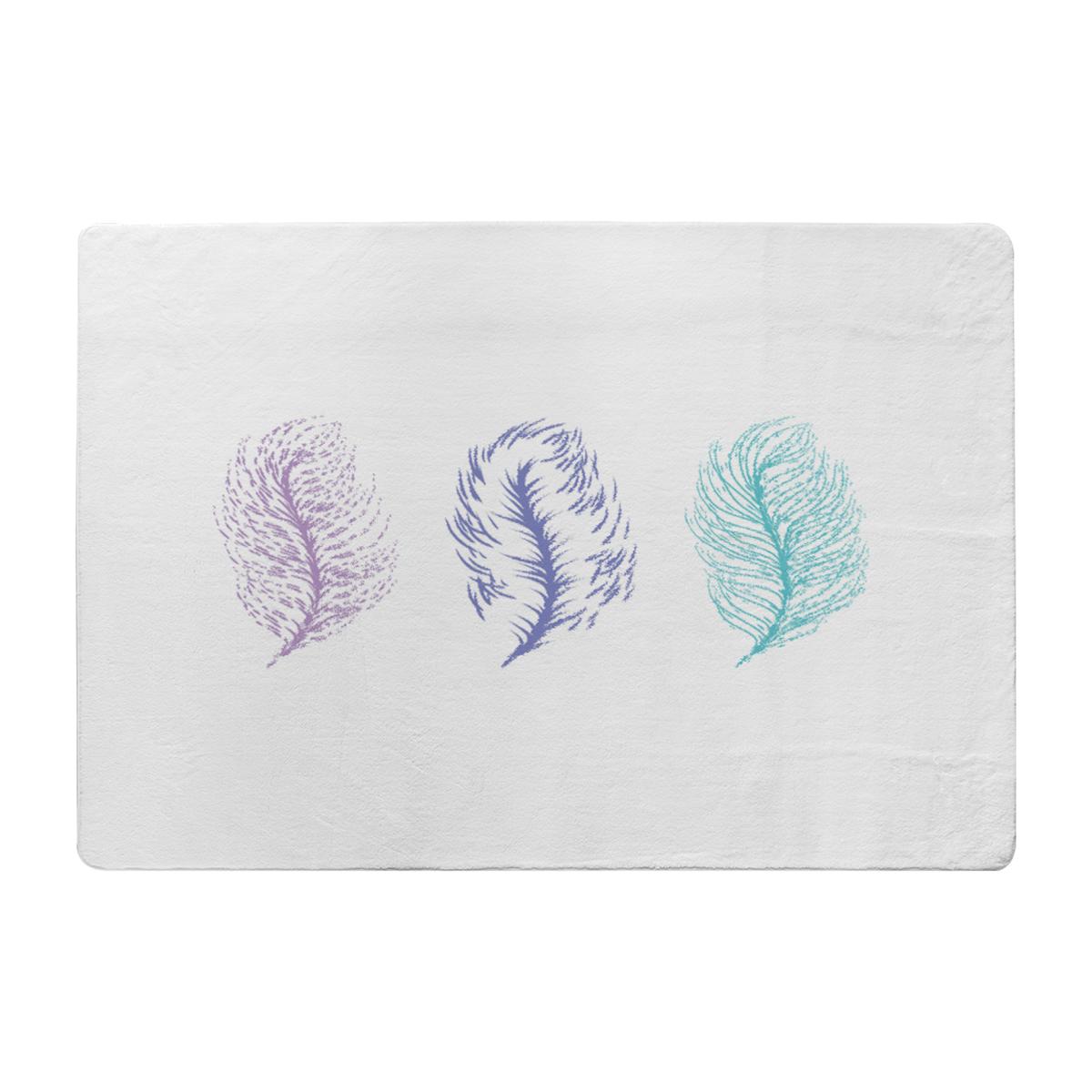 Feathers Designer Rug - White / 150cm – image 1