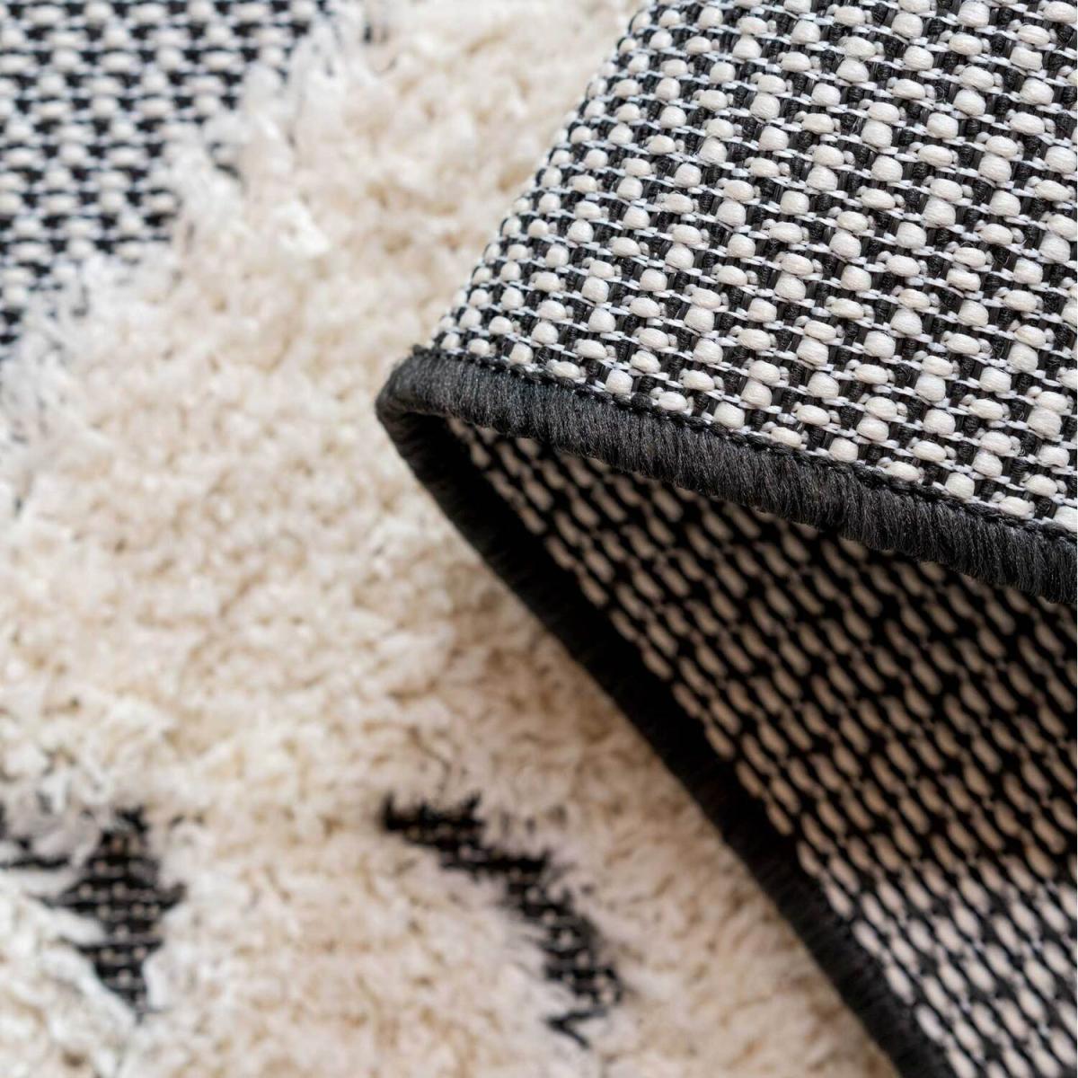 Grey Stars Moon Kids Nursery Playroom Textured Rug - Grey / 170 x 120cm – image 5